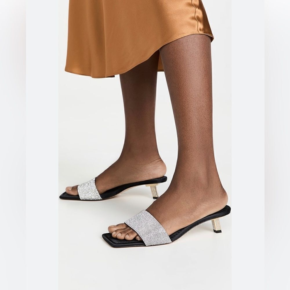Good American Kickstand Slide Mules - Picture 2 of 10